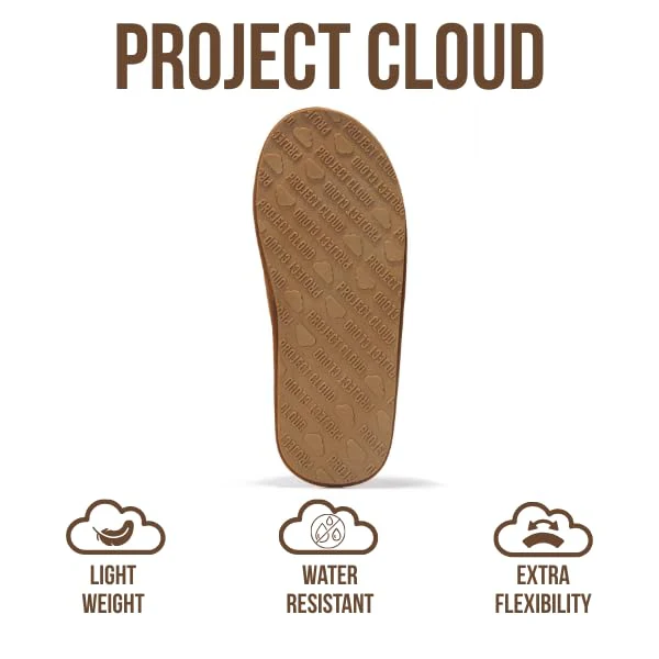 Project Cloud Men's | Genuine Sheepskin Upper House Slippers | Memory Foam | Lightweight | Non-Slip - Colin - Image 35