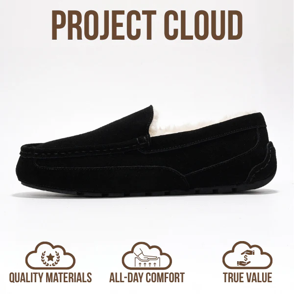 Project Cloud Men's | Genuine Suede Slippers - Loafers | Memory Foam | Lightweight | Non-Slip - Oswin - Image 22