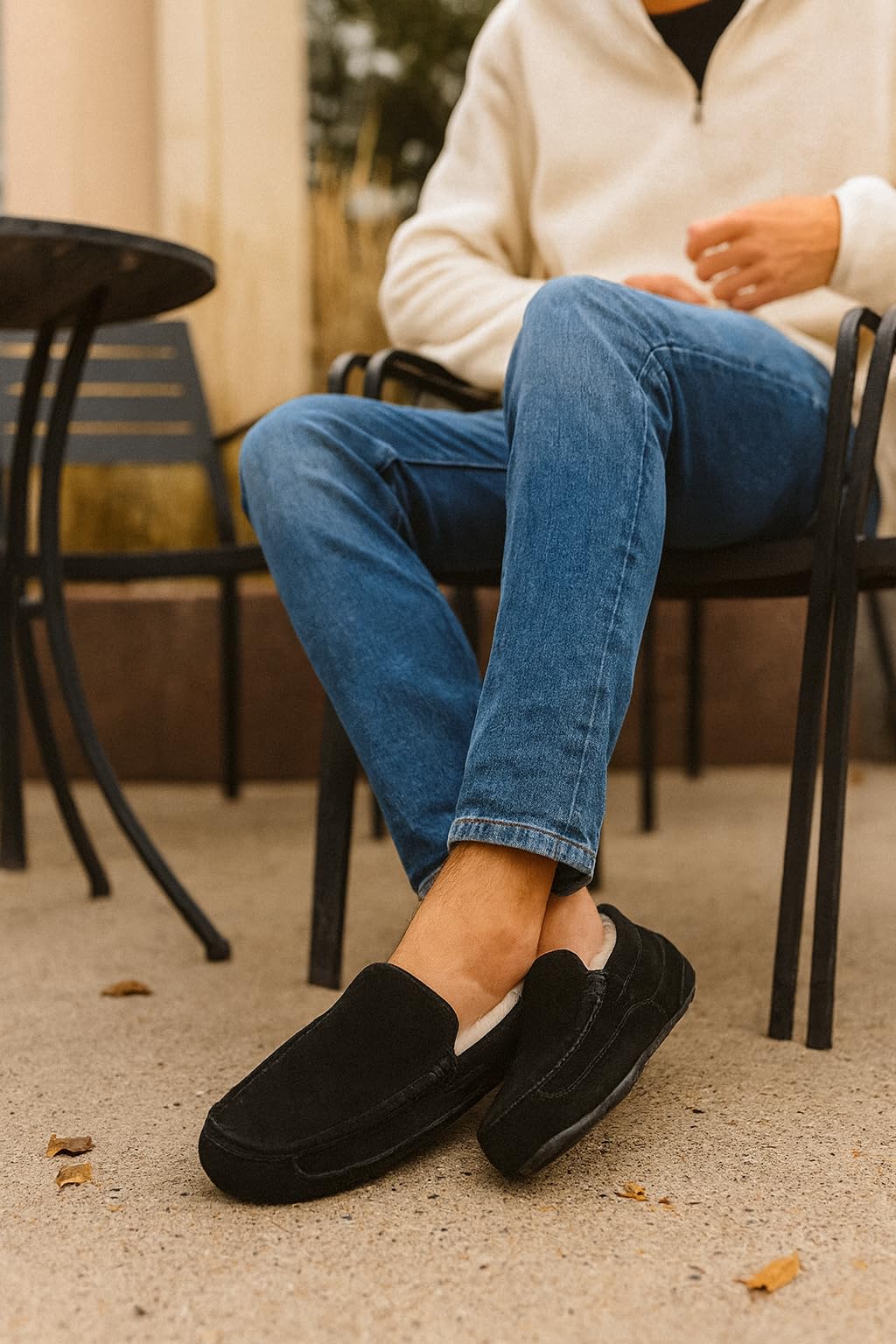 Project Cloud Men's | Genuine Suede Slippers - Loafers | Memory Foam | Lightweight | Non-Slip - Oswin - Image 24
