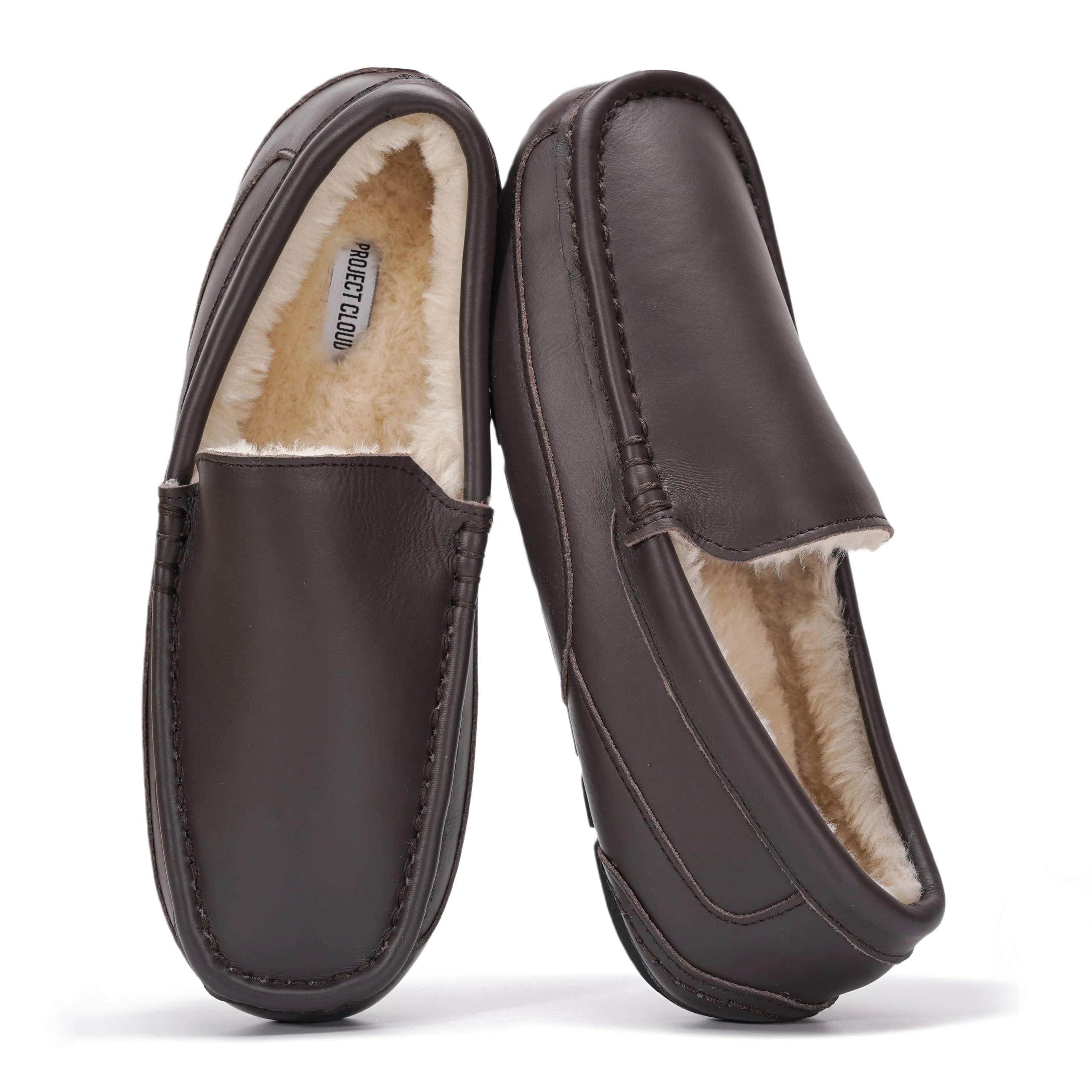 Project Cloud Men's | Genuine Suede Slippers - Loafers | Memory Foam | Lightweight | Non-Slip - Oswin - Image 25