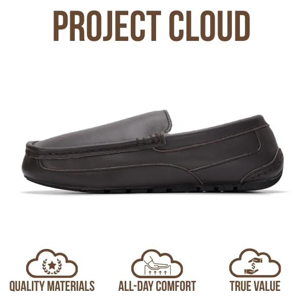 Project Cloud Men's | Genuine Suede Slippers - Loafers | Memory Foam | Lightweight | Non-Slip - Oswin - Image 28
