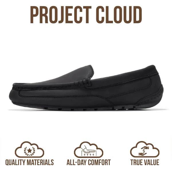 Project Cloud Men's | Genuine Suede Slippers - Loafers | Memory Foam | Lightweight | Non-Slip - Oswin - Image 34
