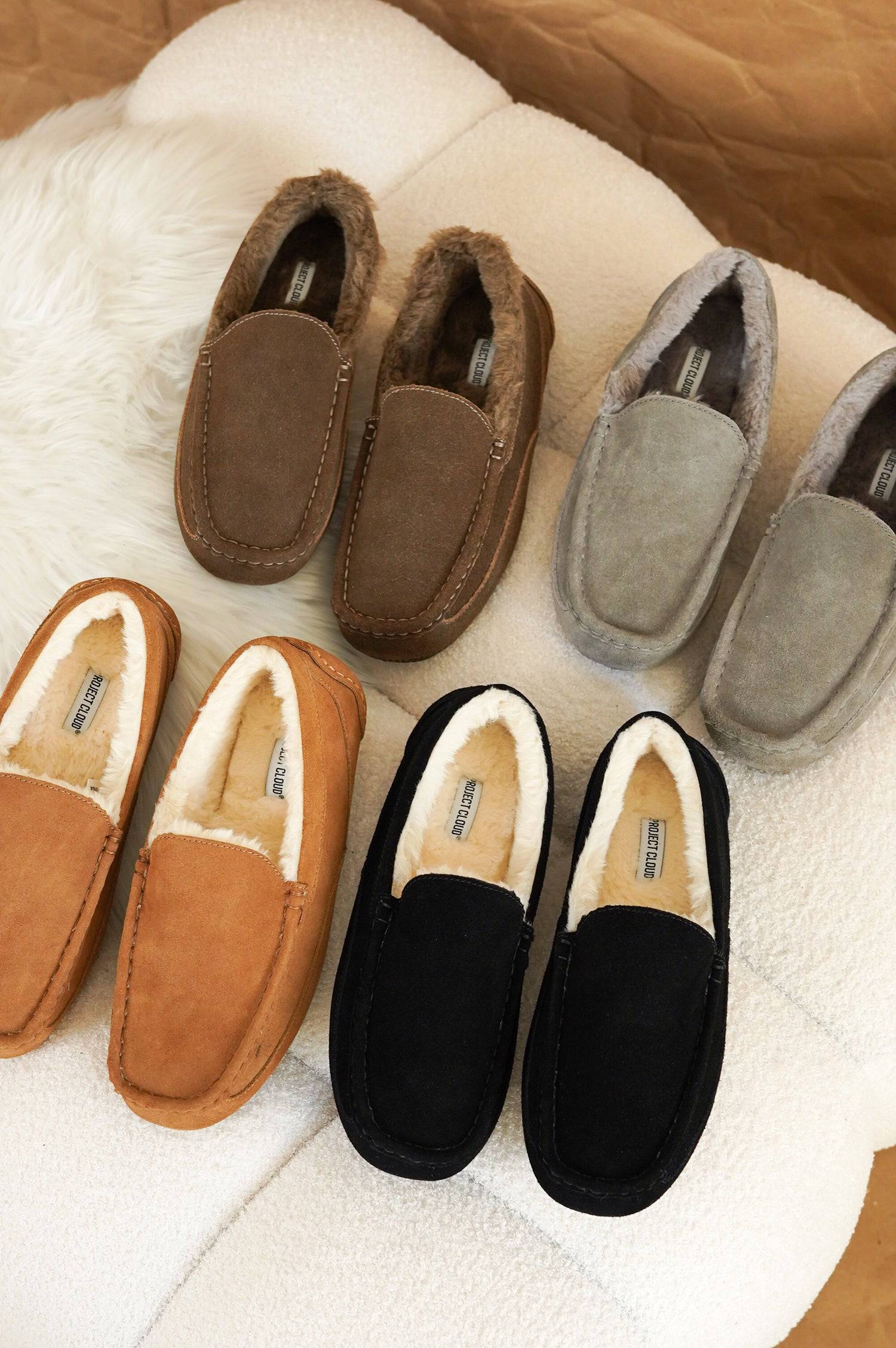 Project Cloud Men's | Genuine Suede Slippers - Loafers | Memory Foam | Lightweight | Non-Slip - Oswin - Image 37