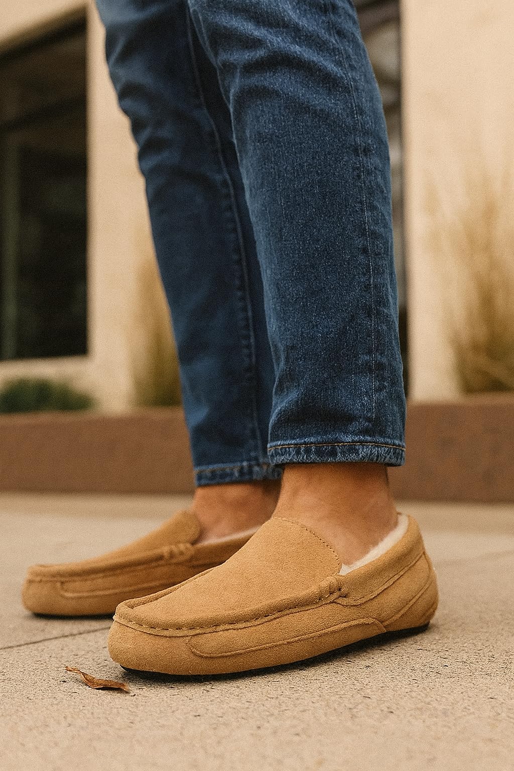 Project Cloud Men's | Genuine Suede Slippers - Loafers | Memory Foam | Lightweight | Non-Slip - Oswin - Image 6