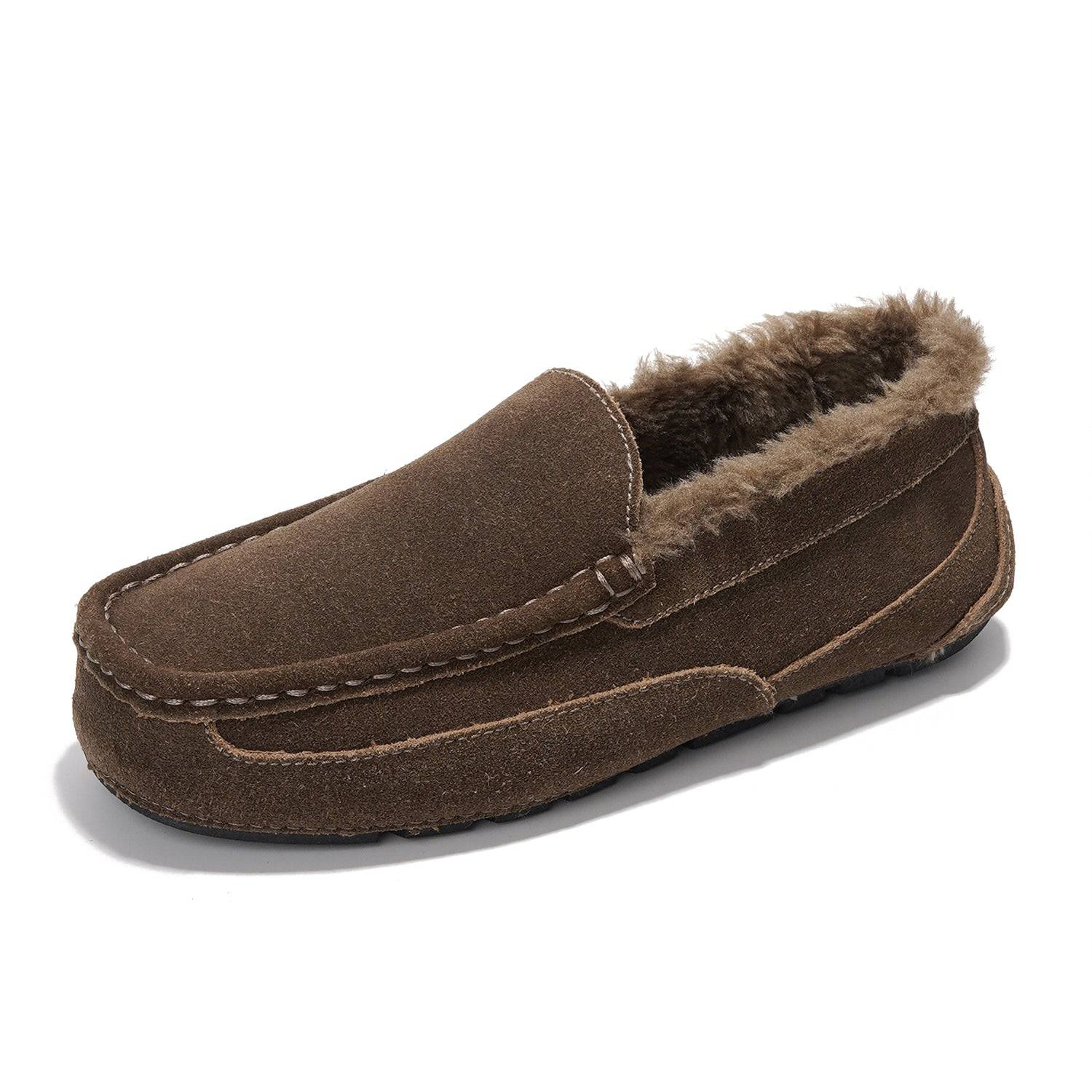 Project Cloud Men's | Genuine Suede Slippers - Loafers | Memory Foam | Lightweight | Non-Slip - Oswin - Image 8
