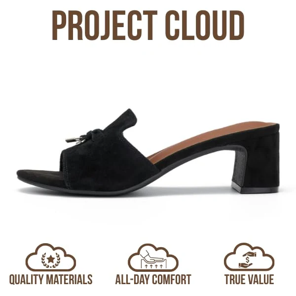 Project Cloud Women's | Genuine Leather Women Sandals Dressy| Memory Foam | Lightweight | Non-Slip - Monaco - Image 10