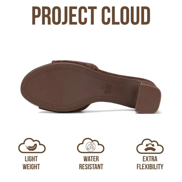 Project Cloud Women's | Genuine Leather Women Sandals Dressy| Memory Foam | Lightweight | Non-Slip - Monaco - Image 15