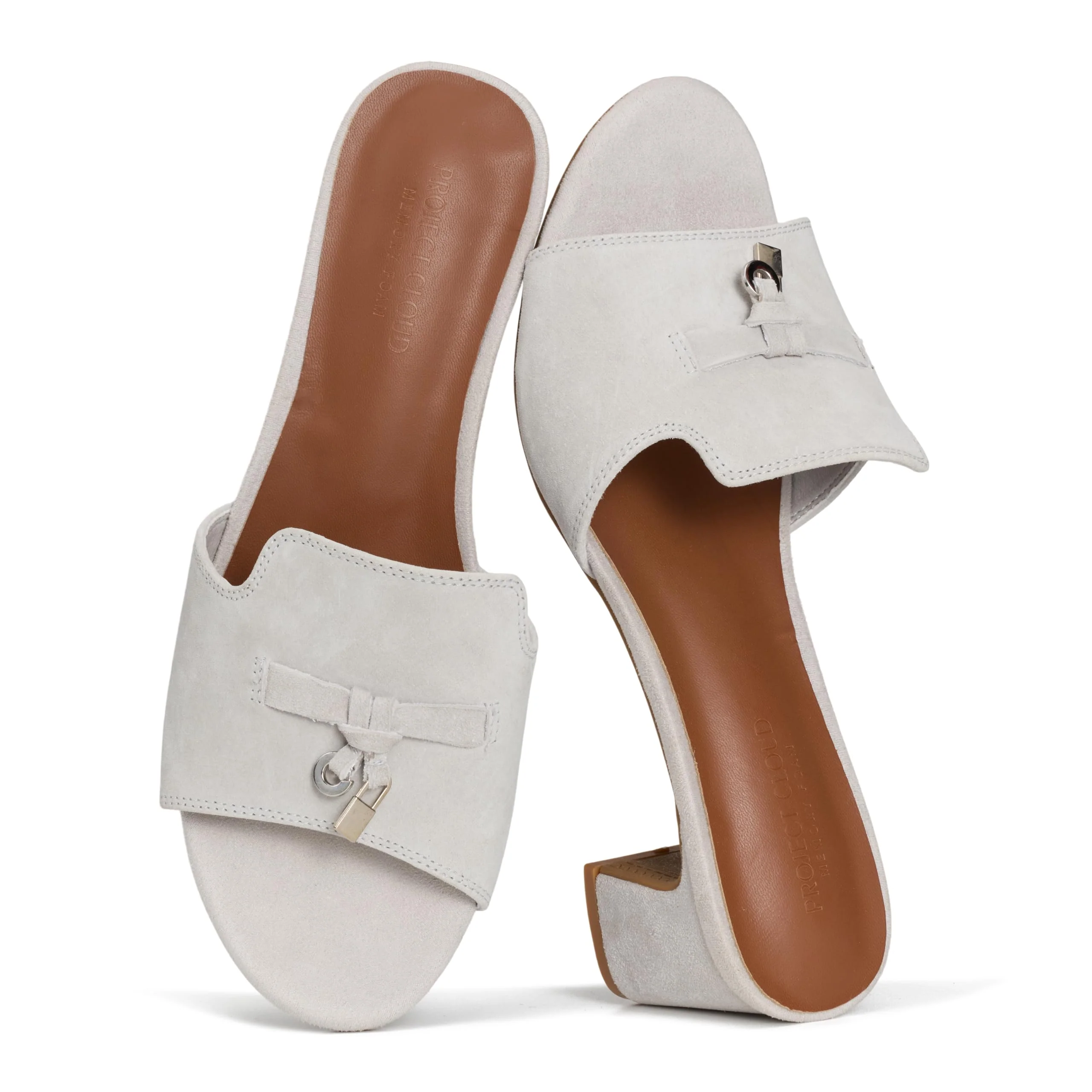 Project Cloud Women's | Genuine Leather Women Sandals Dressy| Memory Foam | Lightweight | Non-Slip - Monaco - Image 21