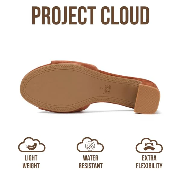 Project Cloud Women's | Genuine Leather Women Sandals Dressy| Memory Foam | Lightweight | Non-Slip - Monaco - Image 35