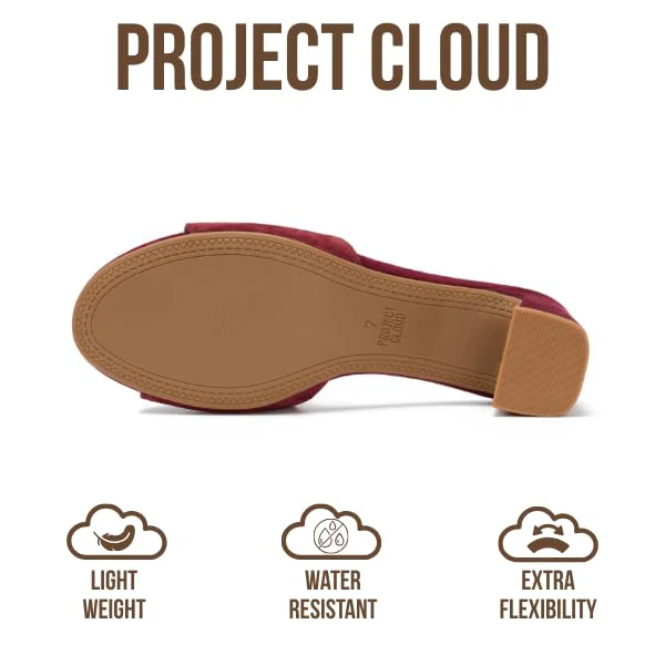 Project Cloud Women's | Genuine Leather Women Sandals Dressy| Memory Foam | Lightweight | Non-Slip - Monaco - Image 40