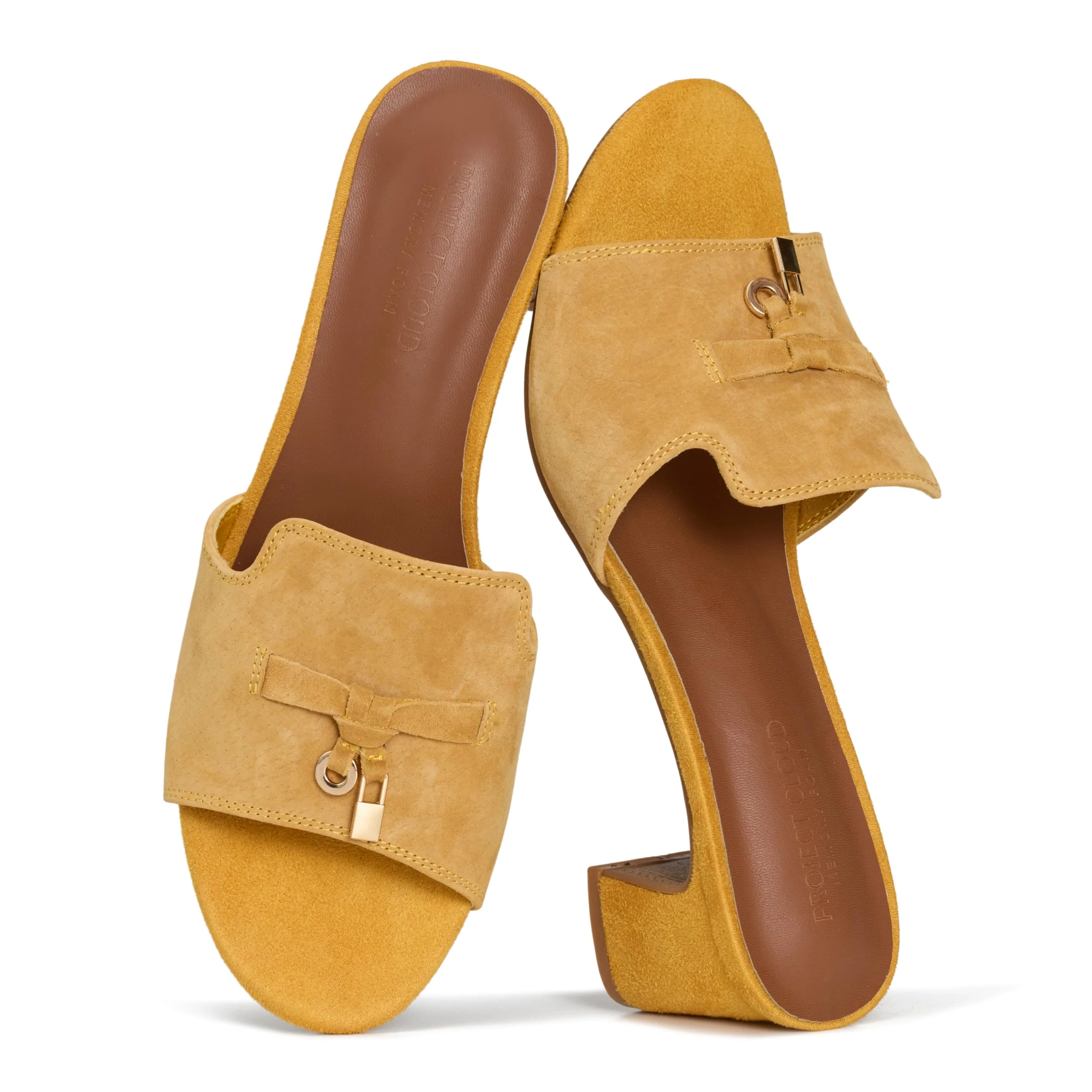 Project Cloud Women's | Genuine Leather Women Sandals Dressy| Memory Foam | Lightweight | Non-Slip - Monaco - Image 41