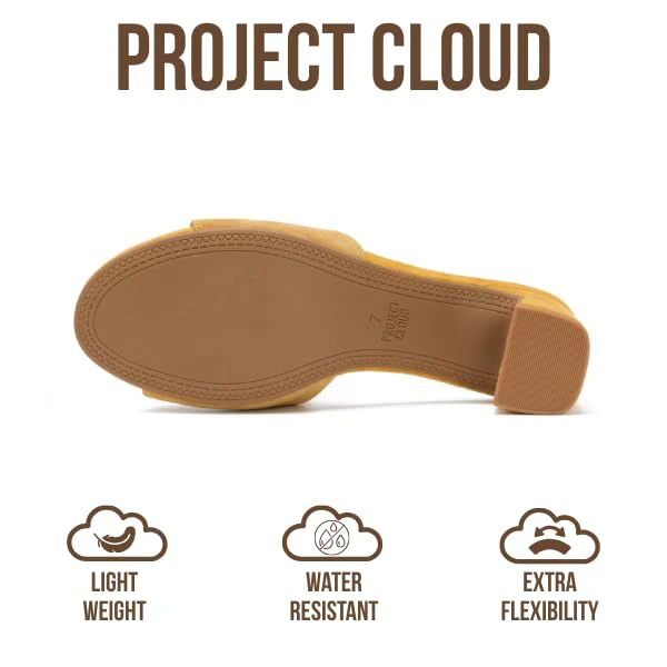 Project Cloud Women's | Genuine Leather Women Sandals Dressy| Memory Foam | Lightweight | Non-Slip - Monaco - Image 45