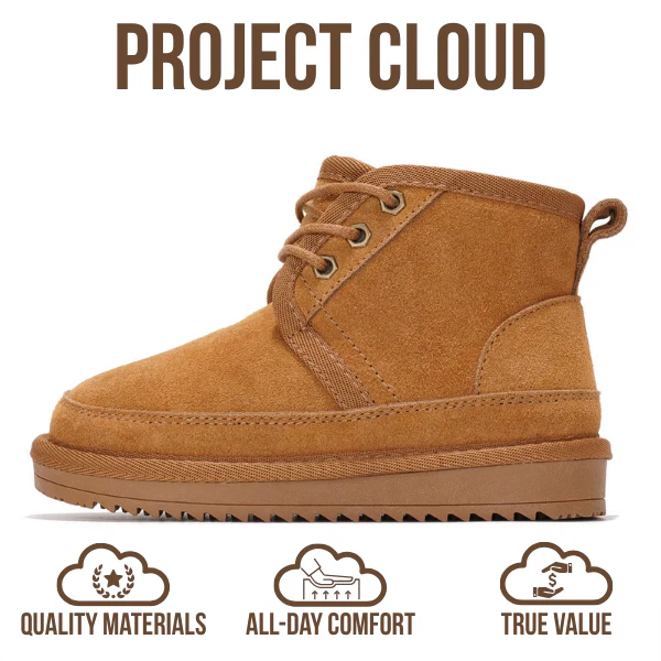 Project Cloud Kids | Fur-Lined Ankle Boots | Lightweight | Water Resistant | Non-Slip - Nevada - Image 4