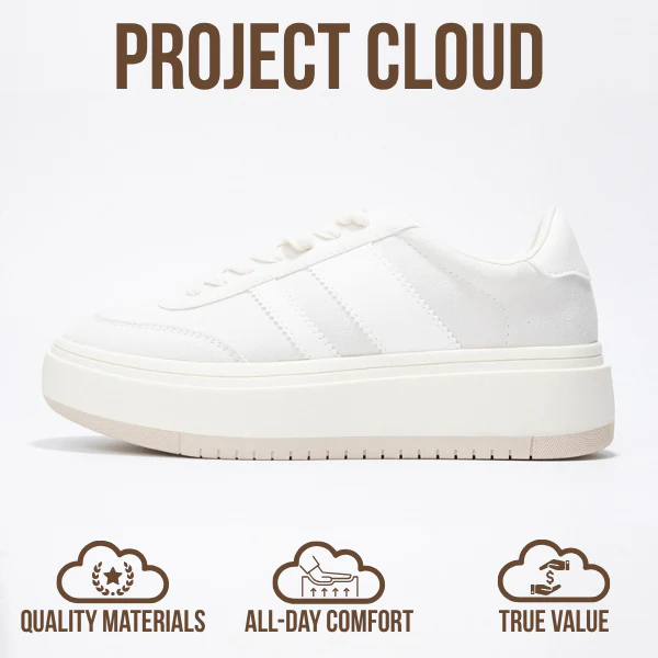 Project Cloud Women's | Lace-up Sneakers | Memory Foam Insole | Non-Slip - Nita - Image 10