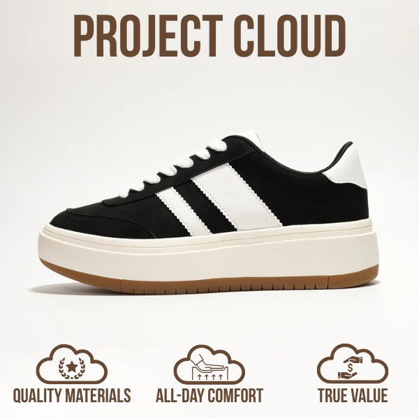 Project Cloud Women's | Lace-up Sneakers | Memory Foam Insole | Non-Slip - Nita - Image 16