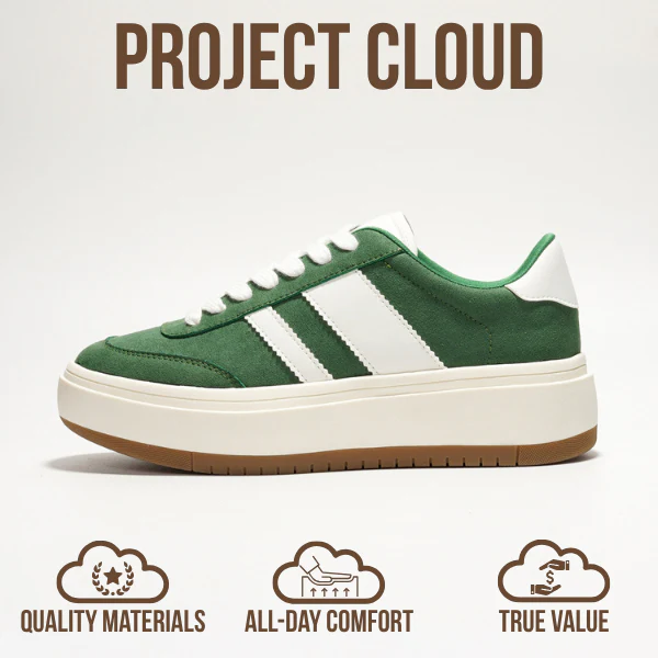 Project Cloud Women's | Lace-up Sneakers | Memory Foam Insole | Non-Slip - Nita - Image 22