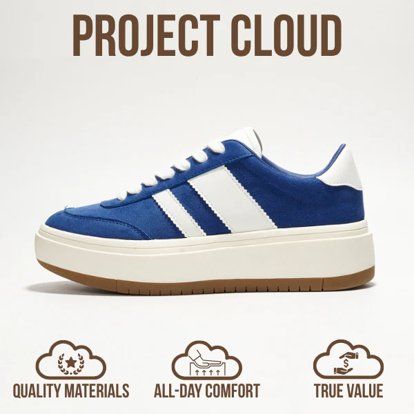 Project Cloud Women's | Lace-up Sneakers | Memory Foam Insole | Non-Slip - Nita - Image 34