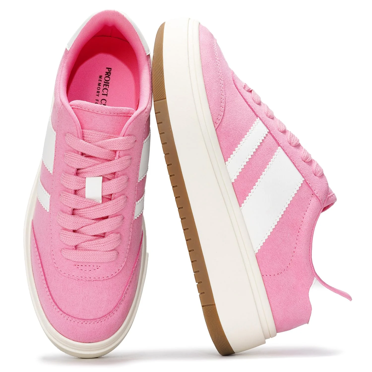 Project Cloud Women's | Lace-up Sneakers | Memory Foam Insole | Non-Slip - Nita - Image 37