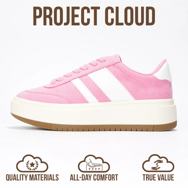 Project Cloud Women's | Lace-up Sneakers | Memory Foam Insole | Non-Slip - Nita - Image 40