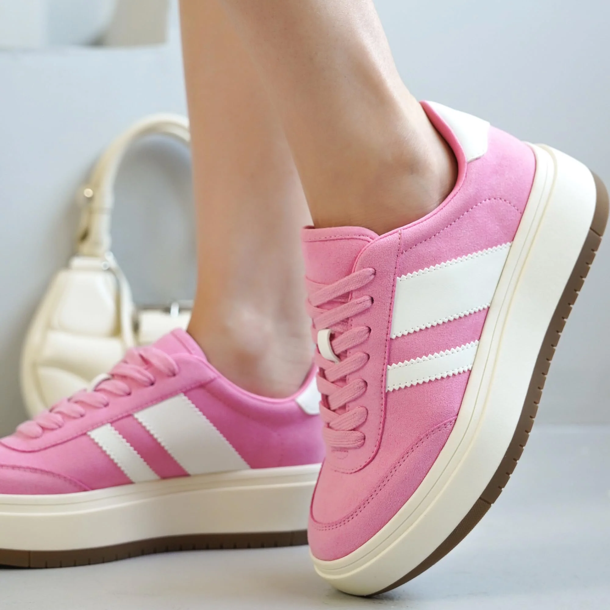 Project Cloud Women's | Lace-up Sneakers | Memory Foam Insole | Non-Slip - Nita - Image 42