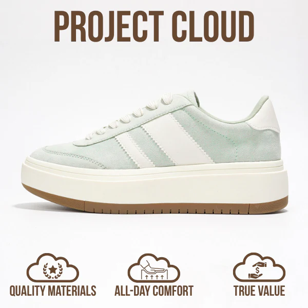 Project Cloud Women's | Lace-up Sneakers | Memory Foam Insole | Non-Slip - Nita - Image 46