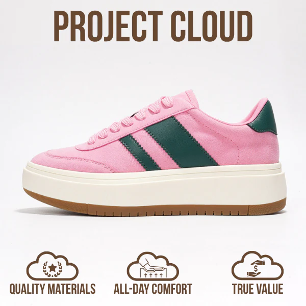 Project Cloud Women's | Lace-up Sneakers | Memory Foam Insole | Non-Slip - Nita - Image 52