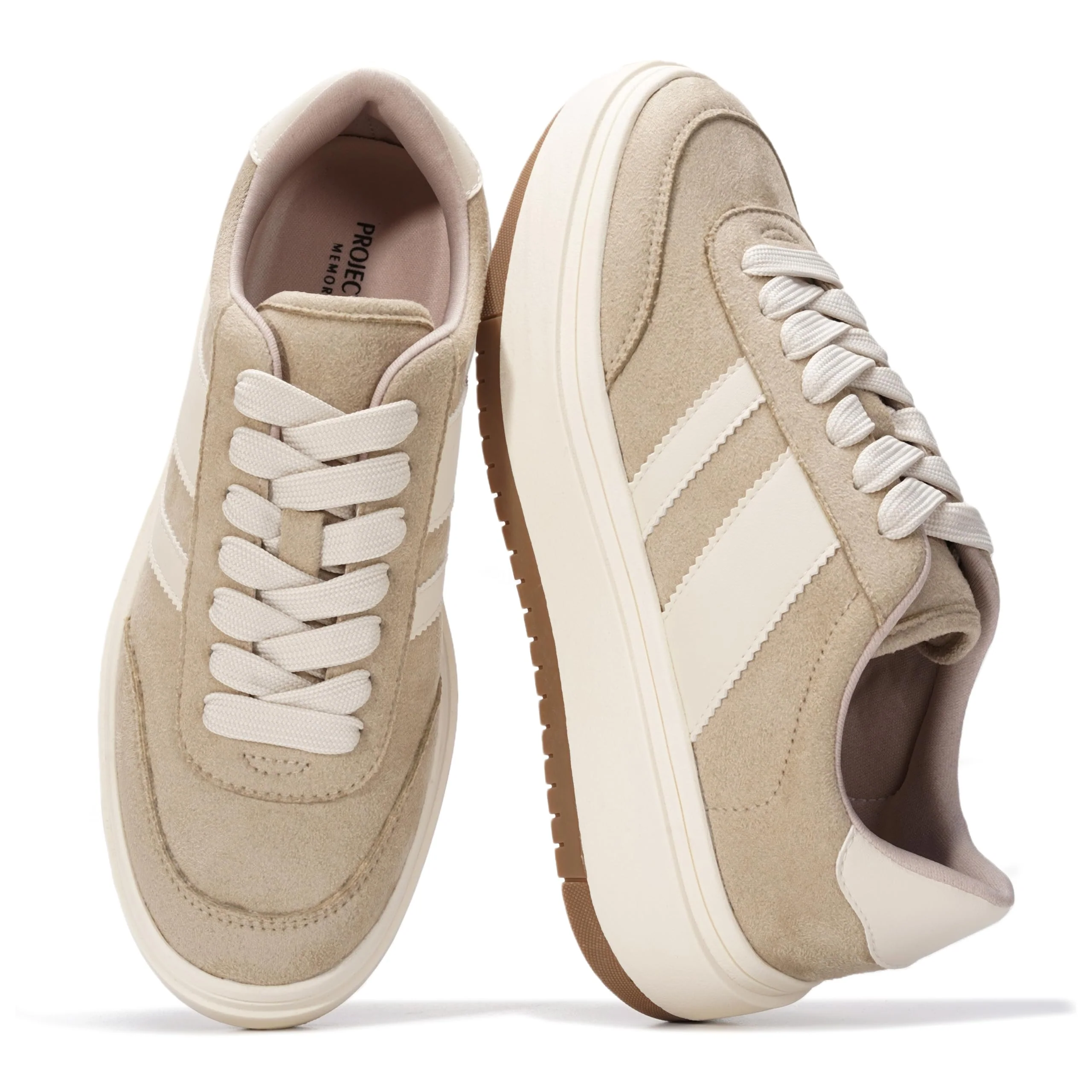 Project Cloud Women's | Lace-up Sneakers | Memory Foam Insole | Non-Slip - Nita - Image 70