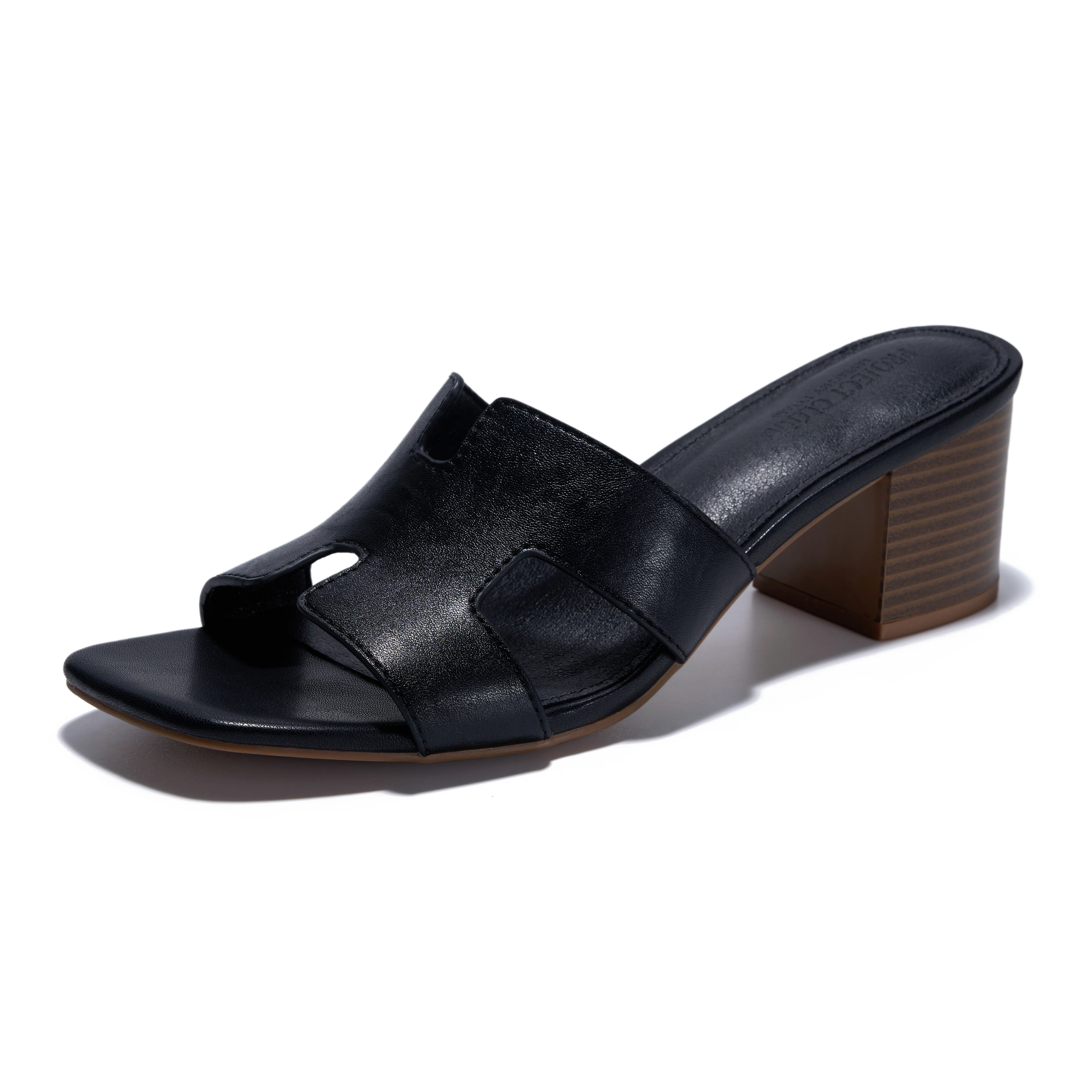 Project Cloud Women's | 100% Genuine Leather Heeled Sandals | Memory Foam | Lightweight | Non-Slip - Opal - Image 12