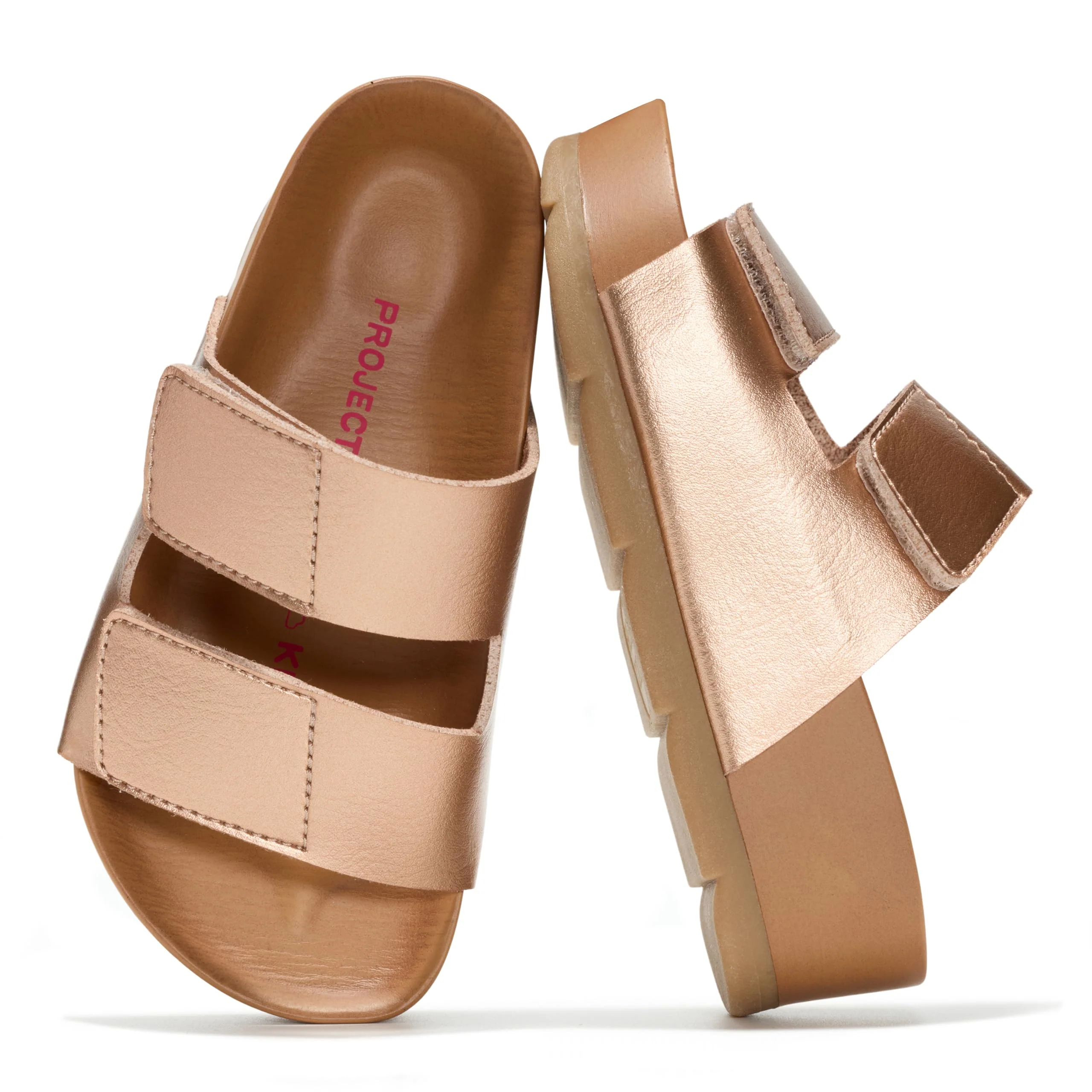 Project Cloud Kids Sandals | Genuine Leather Girls Sandals | Plush & Soft Insole | Lightweight | Non-Slip - Pismo Kids - Image 11