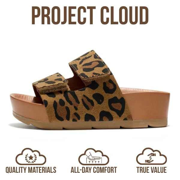 Project Cloud Kids Sandals | Genuine Leather Girls Sandals | Plush & Soft Insole | Lightweight | Non-Slip - Pismo Kids - Image 19