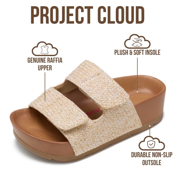 Project Cloud Kids Sandals | Genuine Leather Girls Sandals | Plush & Soft Insole | Lightweight | Non-Slip - Pismo Kids - Image 3
