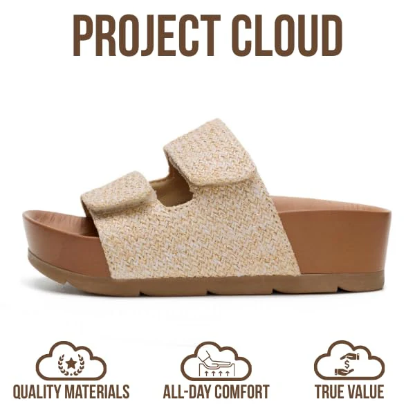 Project Cloud Kids Sandals | Genuine Leather Girls Sandals | Plush & Soft Insole | Lightweight | Non-Slip - Pismo Kids - Image 4