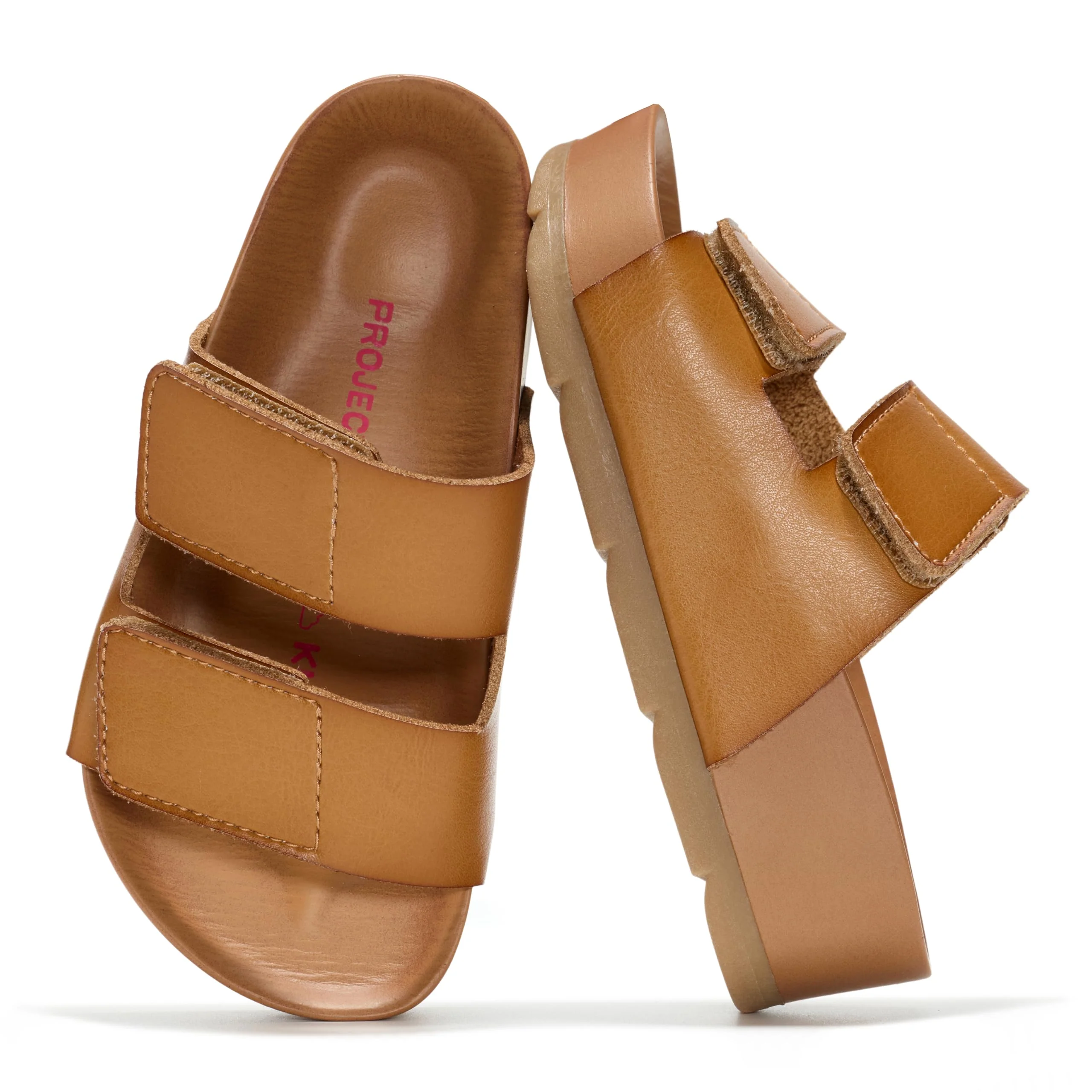 Project Cloud Kids Sandals | Genuine Leather Girls Sandals | Plush & Soft Insole | Lightweight | Non-Slip - Pismo Kids - Image 6