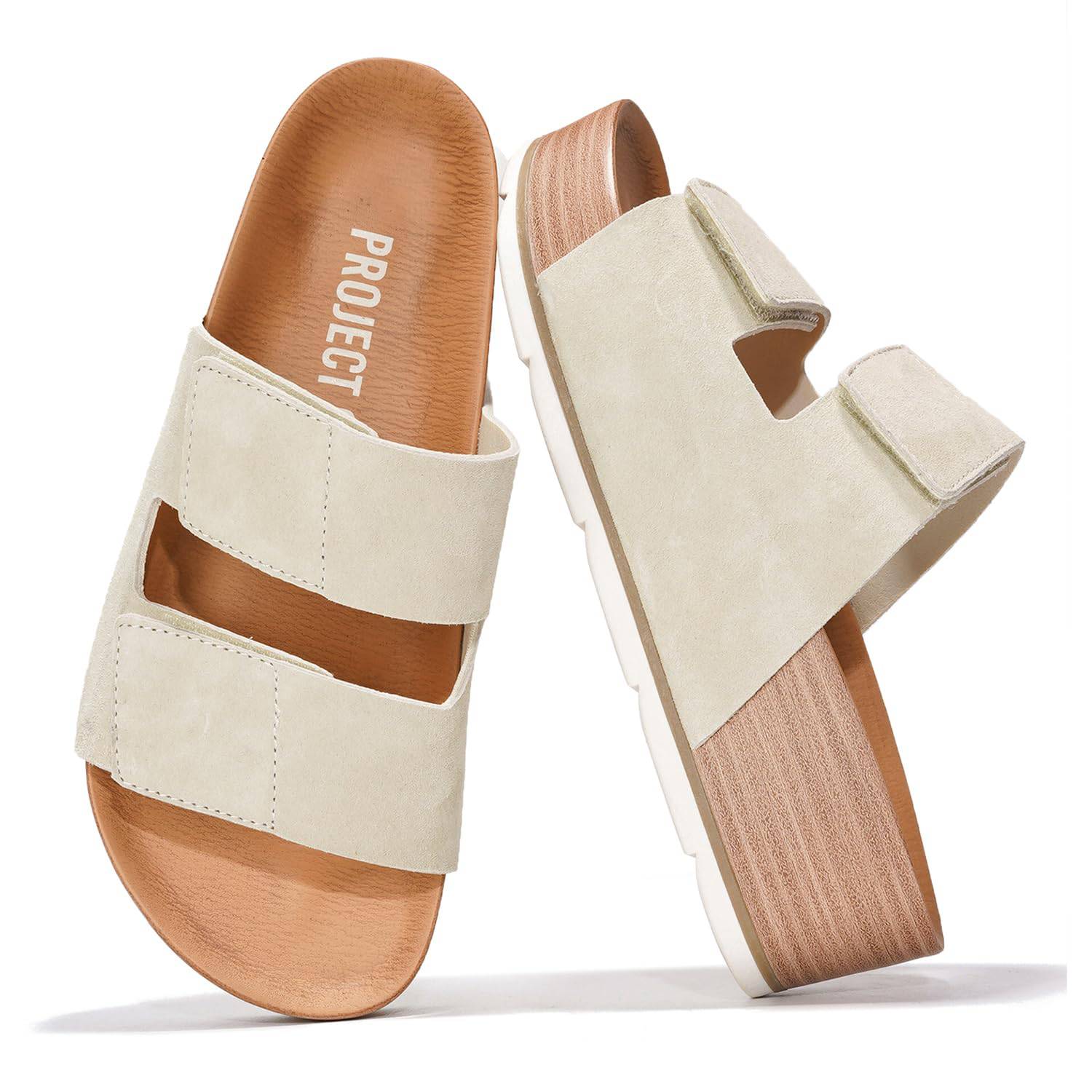 Project Cloud Women's | Platform Sandals | Plush & Soft Insole | Lightweight | Non-Slip - Pismo - Image 7