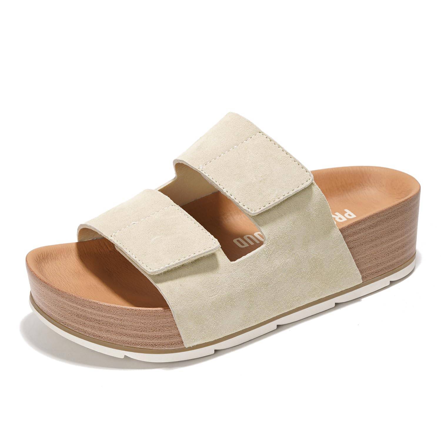 Project Cloud Women's | Platform Sandals | Plush & Soft Insole | Lightweight | Non-Slip - Pismo - Image 8