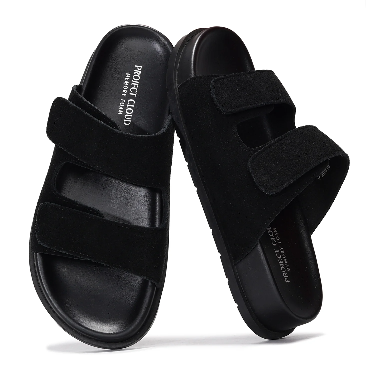 Project Cloud Women's | Platform Sandals | Plush and Soft Insole | Lightweight | Non-Slip - Sleek - Image 7
