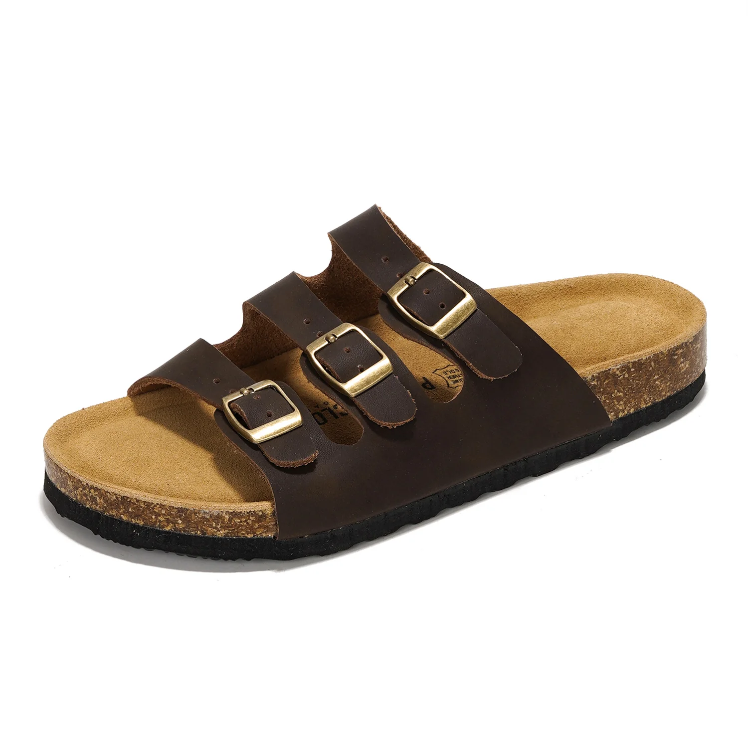 Project Cloud Women's | Genuine Leather Sandals | ProjectPlush | Memory Foam | Non-Slip - Capri - Image 23