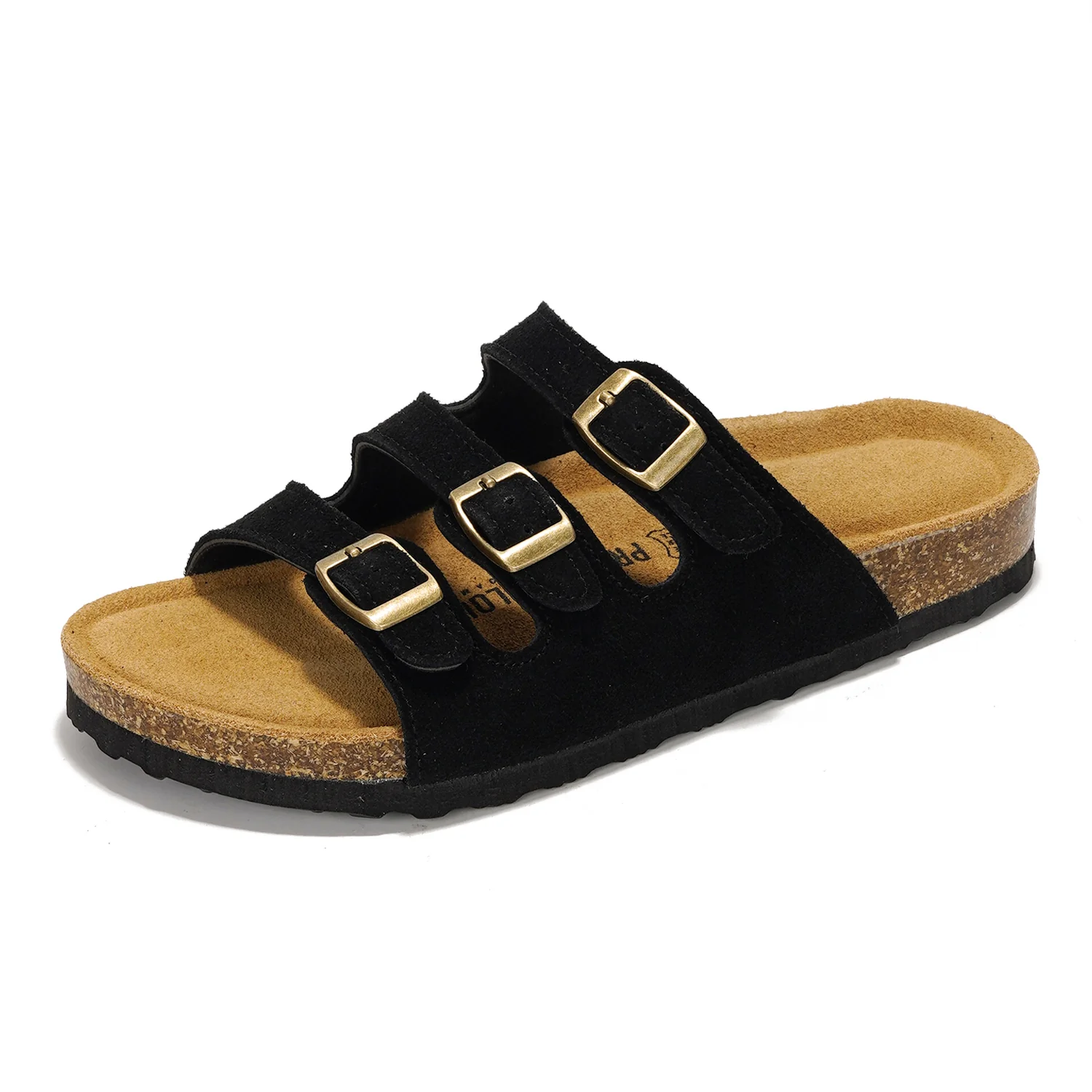 Project Cloud Women's | Genuine Leather Sandals | ProjectPlush | Memory Foam | Non-Slip - Capri - Image 35