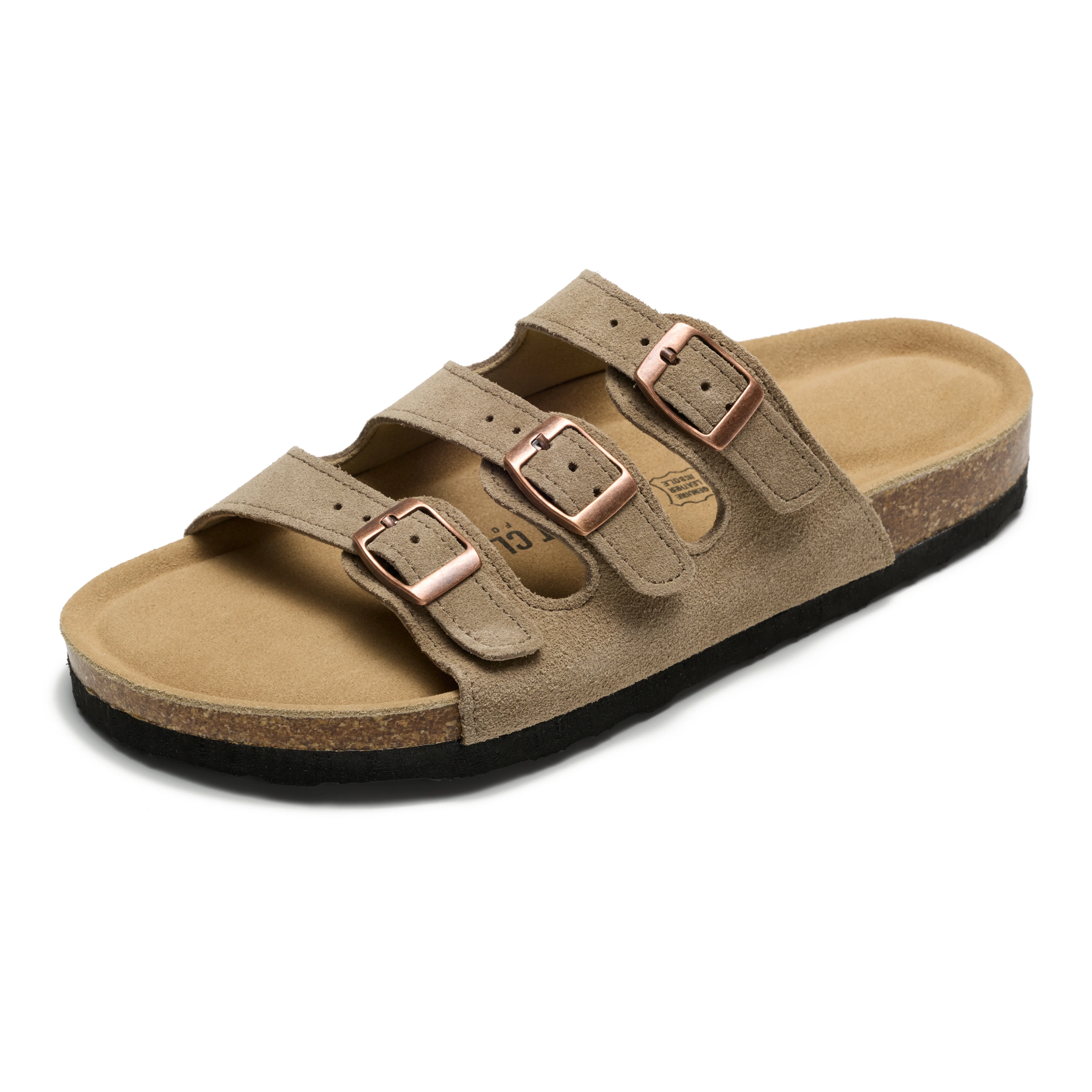 Project Cloud Women's | Genuine Leather Sandals | ProjectPlush | Memory Foam | Non-Slip - Capri - Image 41