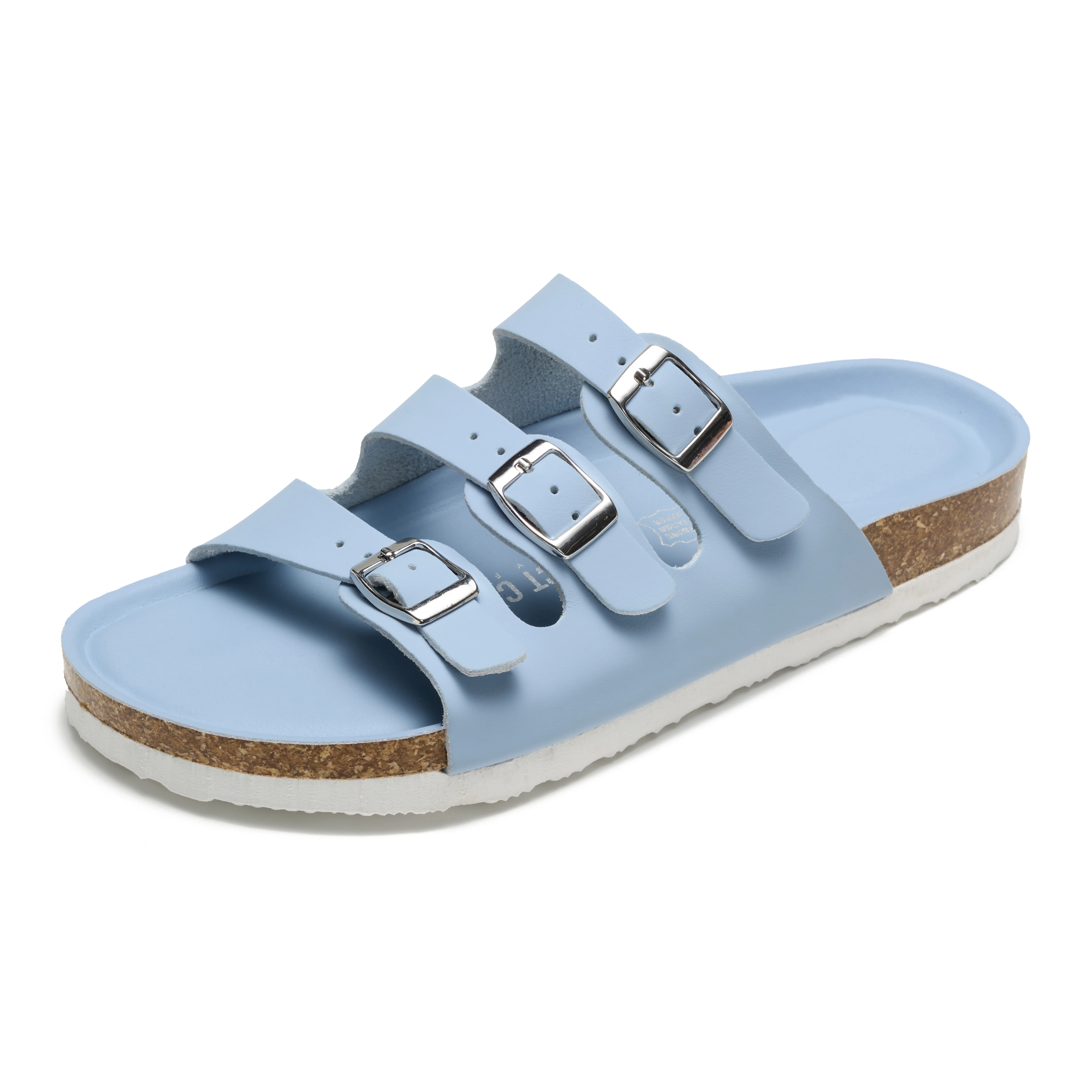 Project Cloud Women's | Genuine Leather Sandals | ProjectPlush | Memory Foam | Non-Slip - Capri - Image 56
