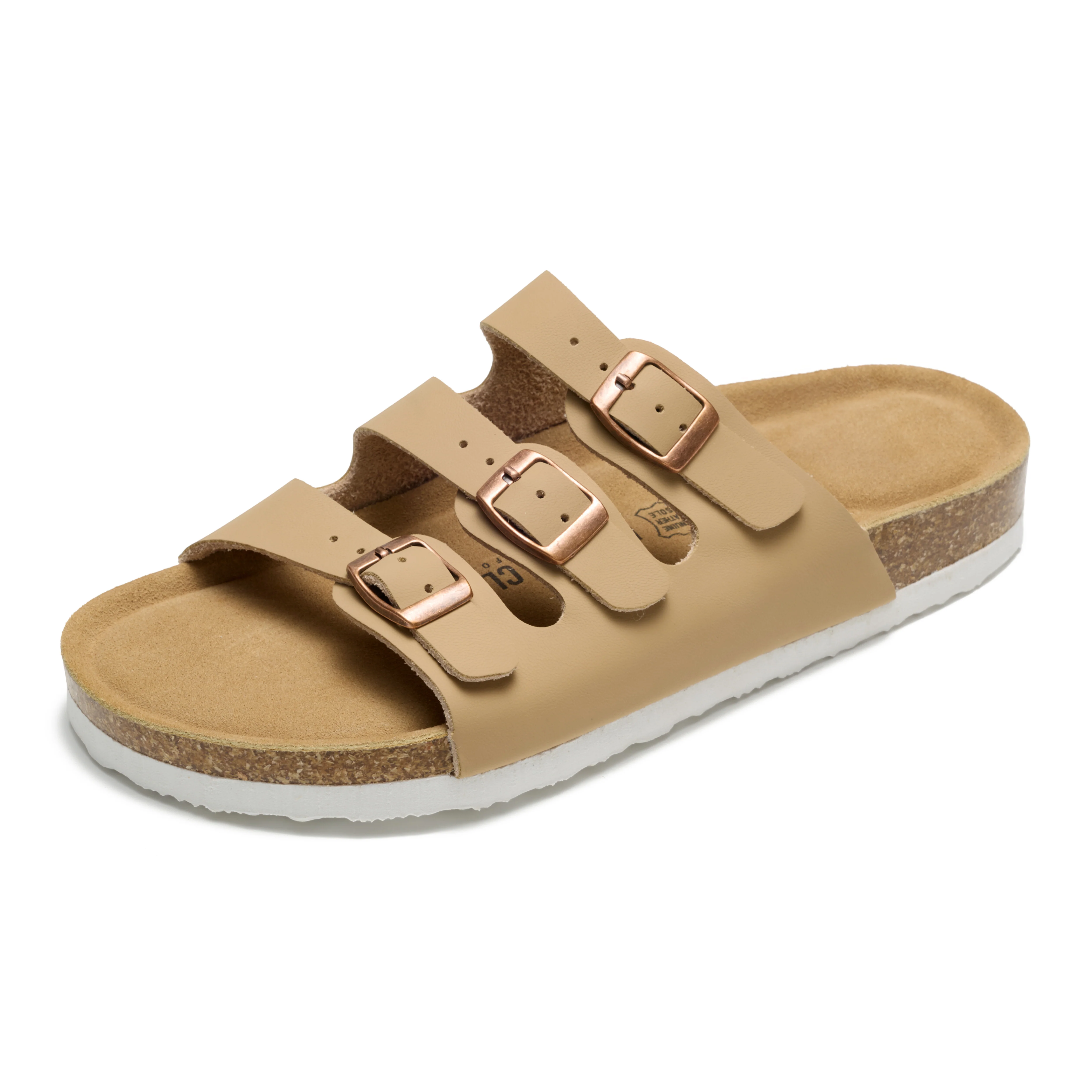 Project Cloud Women's | Genuine Leather Sandals | ProjectPlush | Memory Foam | Non-Slip - Capri - Image 7