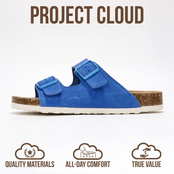 Project Cloud Women's | 100% Genuine Leather Womens Sandals | Memory Foam | Lightweight | Non-Slip - Venita - Image 85