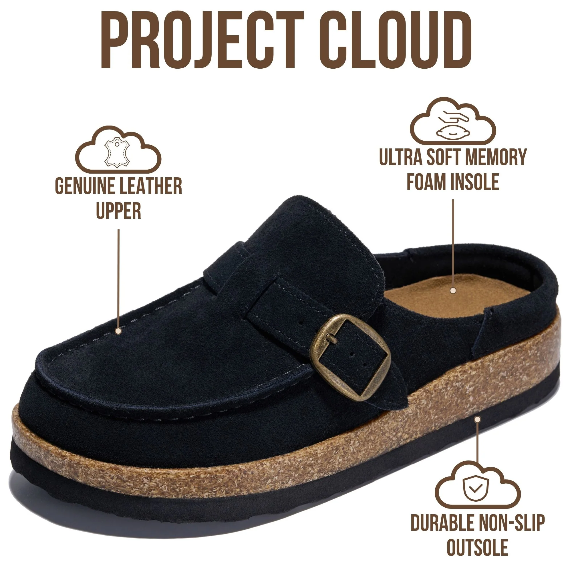 Project Cloud Women's | Water Resistant Clogs for Women | Memory Foam | Lightweight | Non-Slip - Carline - Image 60