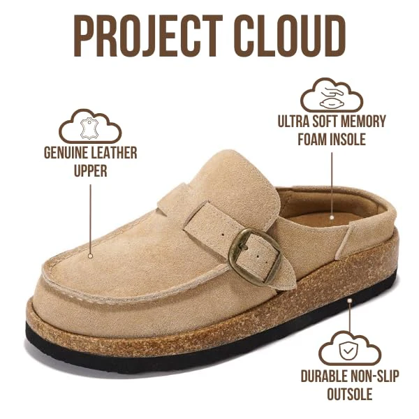 Project Cloud Women's | Water Resistant Clogs for Women | Memory Foam | Lightweight | Non-Slip - Carline - Image 9