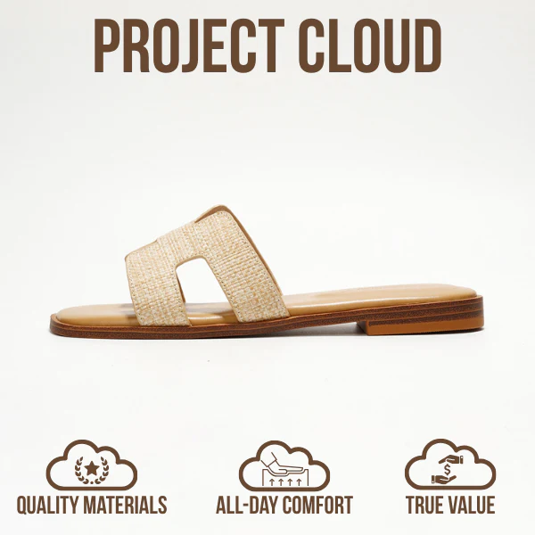 Project Cloud Women's | Genuine Leather Flat Summer Sandals | Memory Foam | Lightweight | Non-Slip - Jannel - Image 10