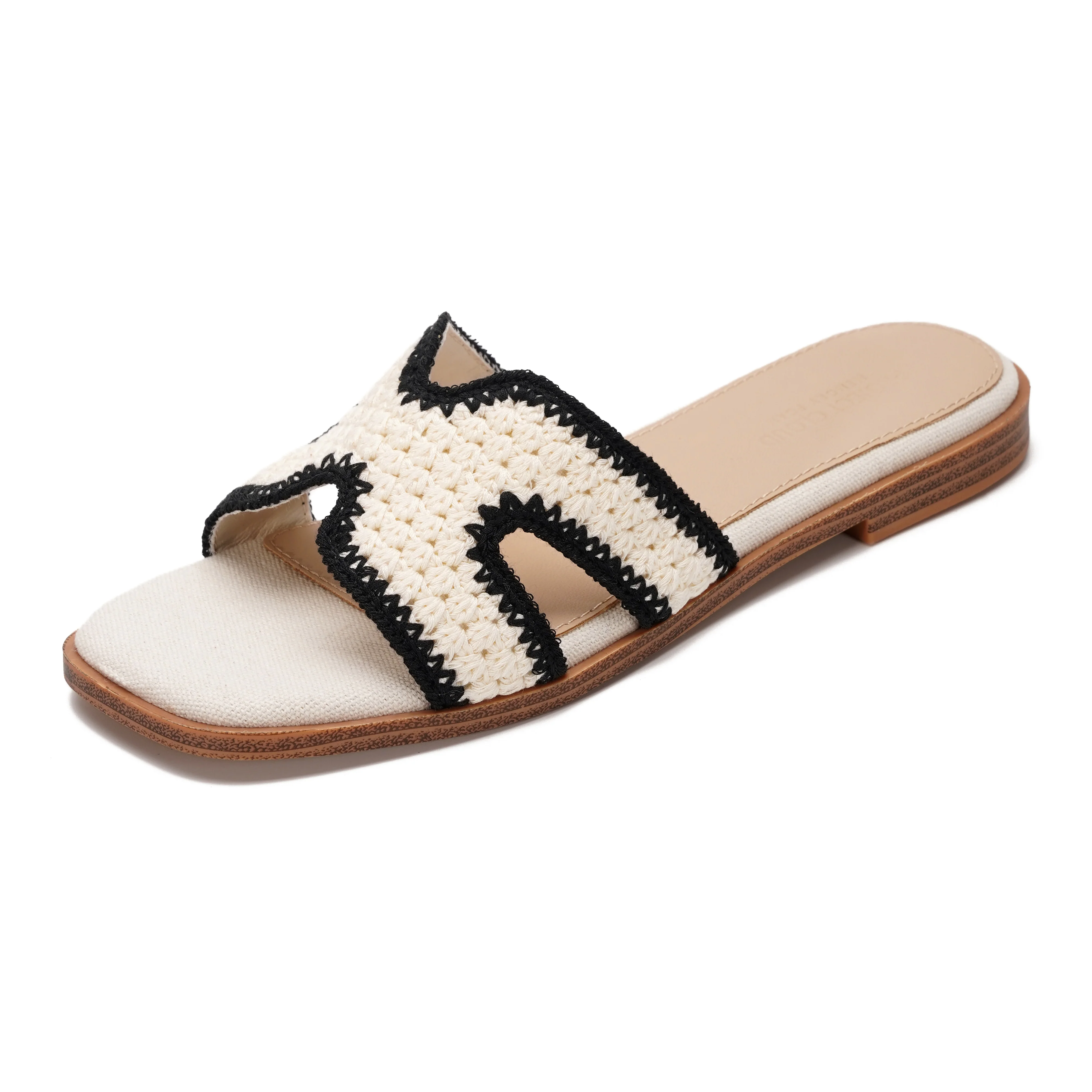 Project Cloud Women's | Genuine Leather Flat Summer Sandals | Memory Foam | Lightweight | Non-Slip - Jannel - Image 100