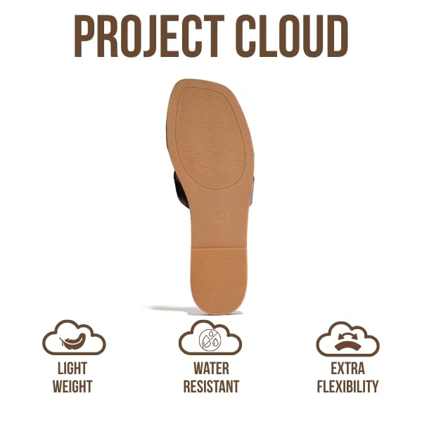 Project Cloud Women's | Genuine Leather Flat Summer Sandals | Memory Foam | Lightweight | Non-Slip - Jannel - Image 108