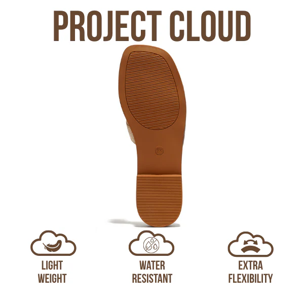 Project Cloud Women's | Genuine Leather Flat Summer Sandals | Memory Foam | Lightweight | Non-Slip - Jannel - Image 11