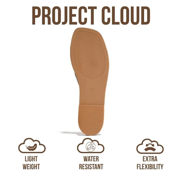 Project Cloud Women's | Genuine Leather Flat Summer Sandals | Memory Foam | Lightweight | Non-Slip - Jannel - Image 113