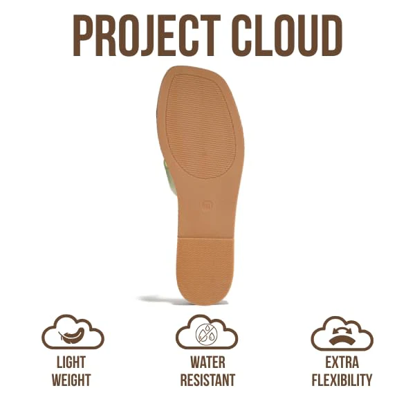 Project Cloud Women's | Genuine Leather Flat Summer Sandals | Memory Foam | Lightweight | Non-Slip - Jannel - Image 119